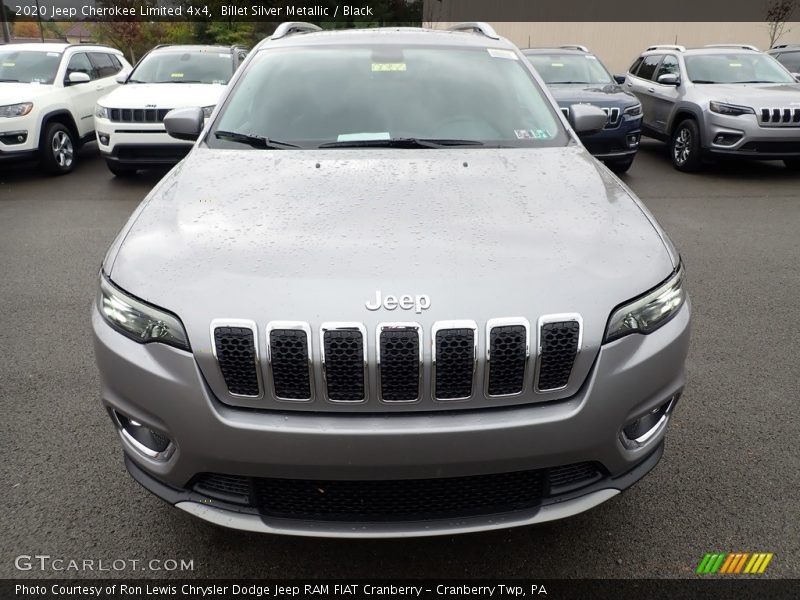 Billet Silver Metallic / Black 2020 Jeep Cherokee Limited 4x4