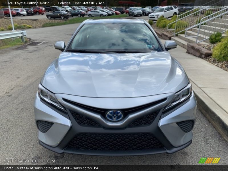 Celestial Silver Metallic / Ash 2020 Toyota Camry Hybrid SE