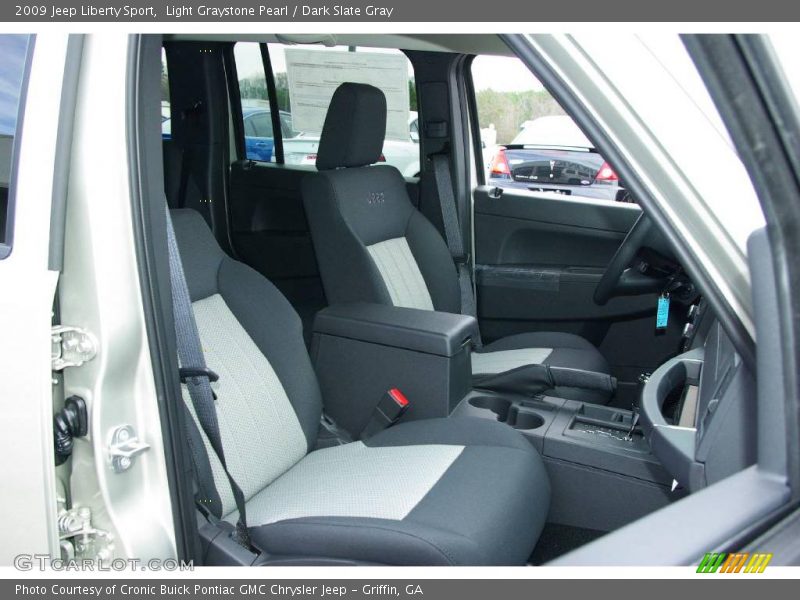 Light Graystone Pearl / Dark Slate Gray 2009 Jeep Liberty Sport