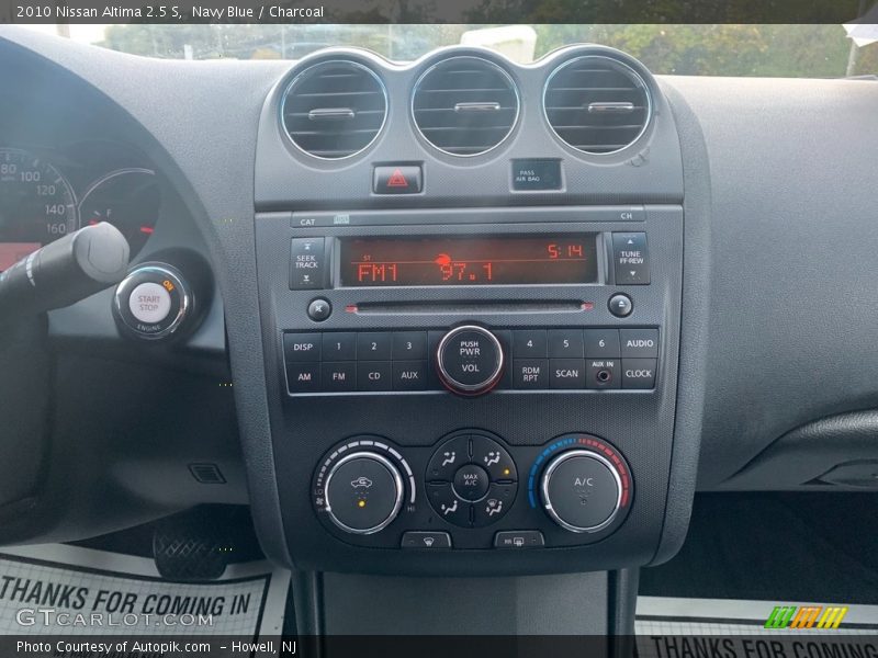 Navy Blue / Charcoal 2010 Nissan Altima 2.5 S
