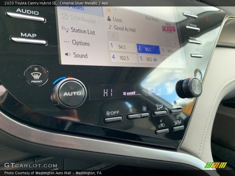 Controls of 2020 Camry Hybrid SE