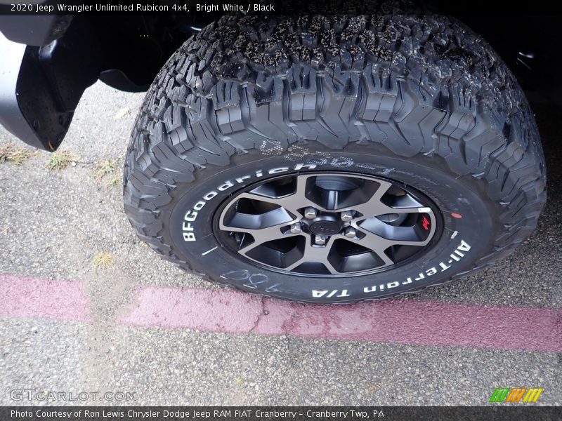 Bright White / Black 2020 Jeep Wrangler Unlimited Rubicon 4x4