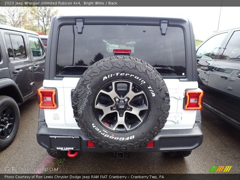 Bright White / Black 2020 Jeep Wrangler Unlimited Rubicon 4x4