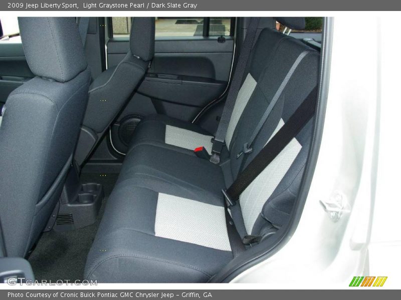 Light Graystone Pearl / Dark Slate Gray 2009 Jeep Liberty Sport