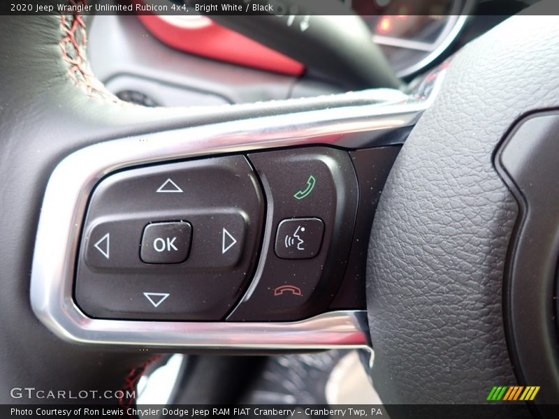 Bright White / Black 2020 Jeep Wrangler Unlimited Rubicon 4x4