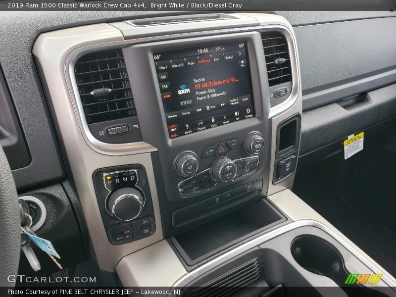 Bright White / Black/Diesel Gray 2019 Ram 1500 Classic Warlock Crew Cab 4x4