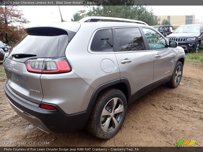 Billet Silver Metallic / Black 2020 Jeep Cherokee Limited 4x4
