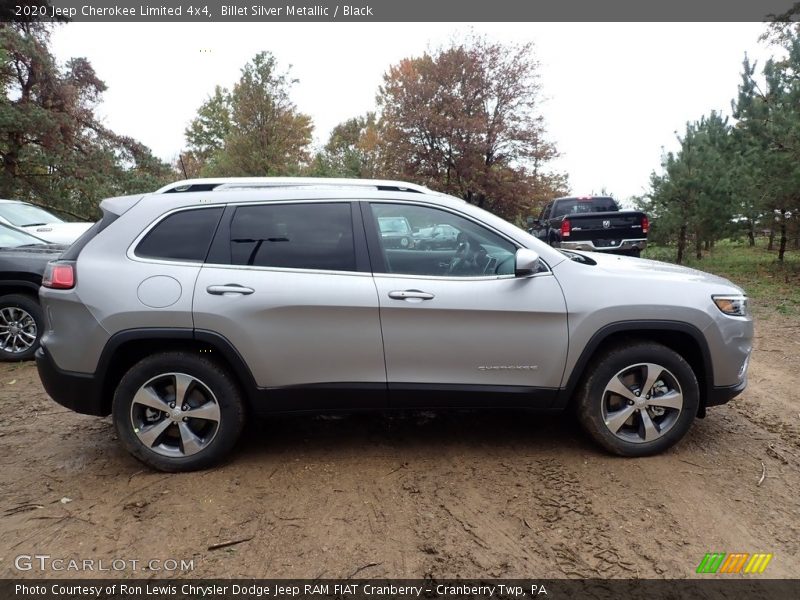 Billet Silver Metallic / Black 2020 Jeep Cherokee Limited 4x4