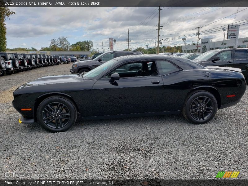 Pitch Black / Black 2019 Dodge Challenger GT AWD
