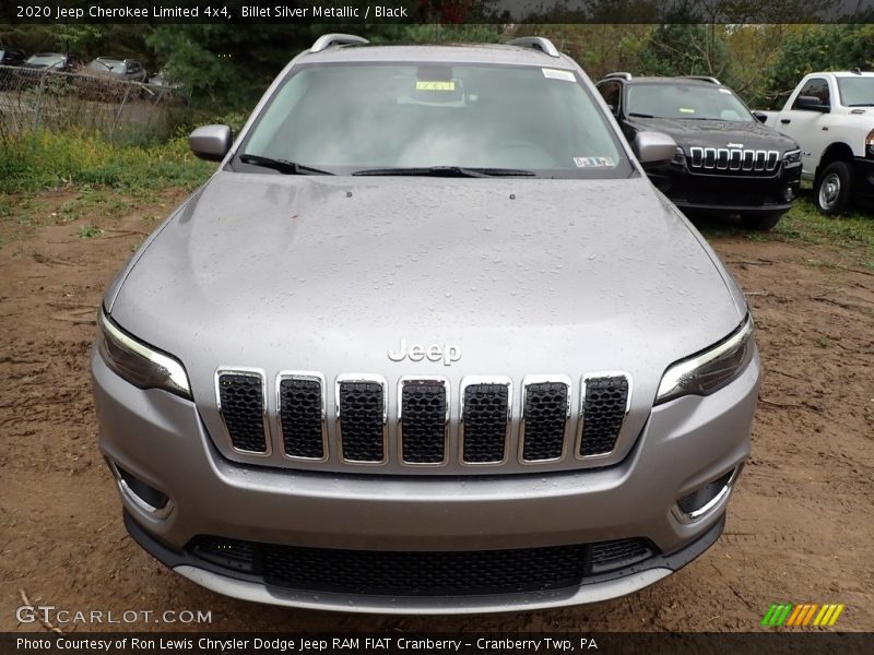 Billet Silver Metallic / Black 2020 Jeep Cherokee Limited 4x4
