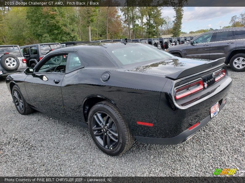 Pitch Black / Black 2019 Dodge Challenger GT AWD