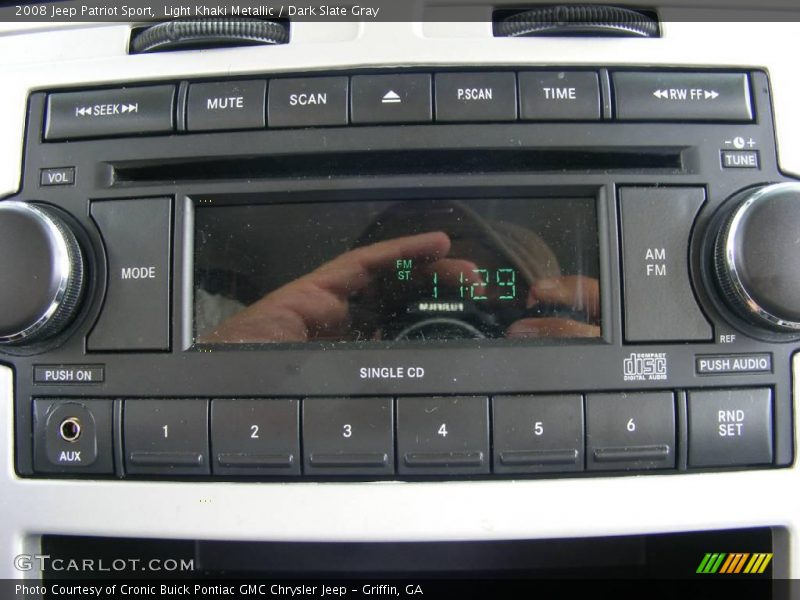 Light Khaki Metallic / Dark Slate Gray 2008 Jeep Patriot Sport