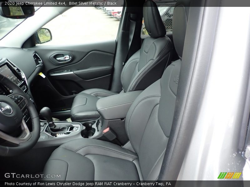 Front Seat of 2020 Cherokee Limited 4x4