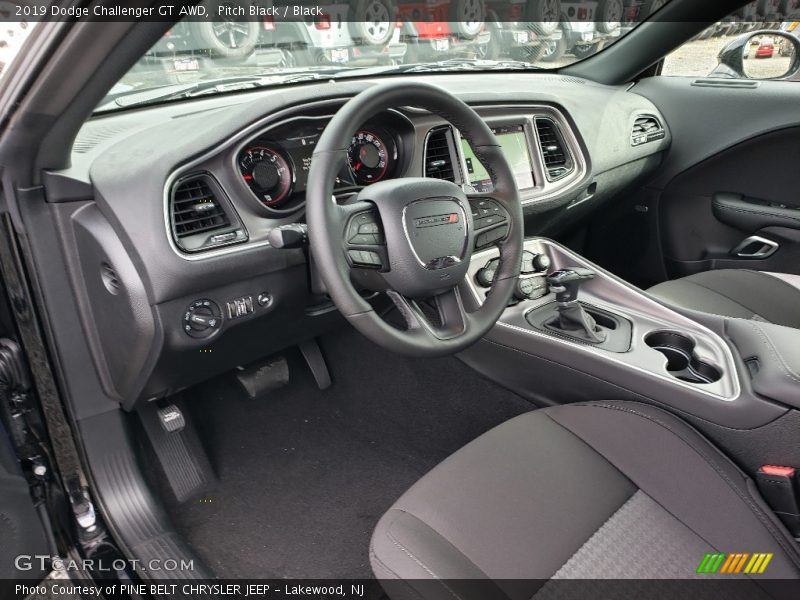 Pitch Black / Black 2019 Dodge Challenger GT AWD