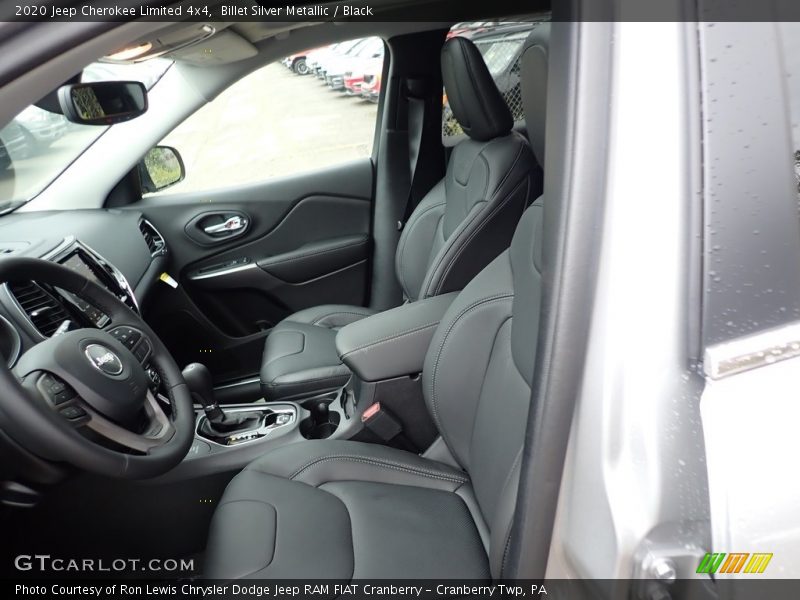 Front Seat of 2020 Cherokee Limited 4x4