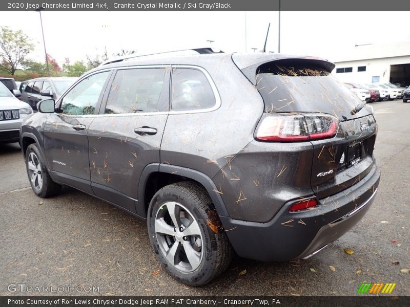 Granite Crystal Metallic / Ski Gray/Black 2020 Jeep Cherokee Limited 4x4
