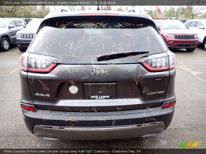 Granite Crystal Metallic / Ski Gray/Black 2020 Jeep Cherokee Limited 4x4