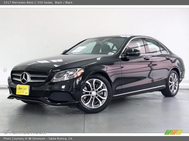Black / Black 2017 Mercedes-Benz C 300 Sedan