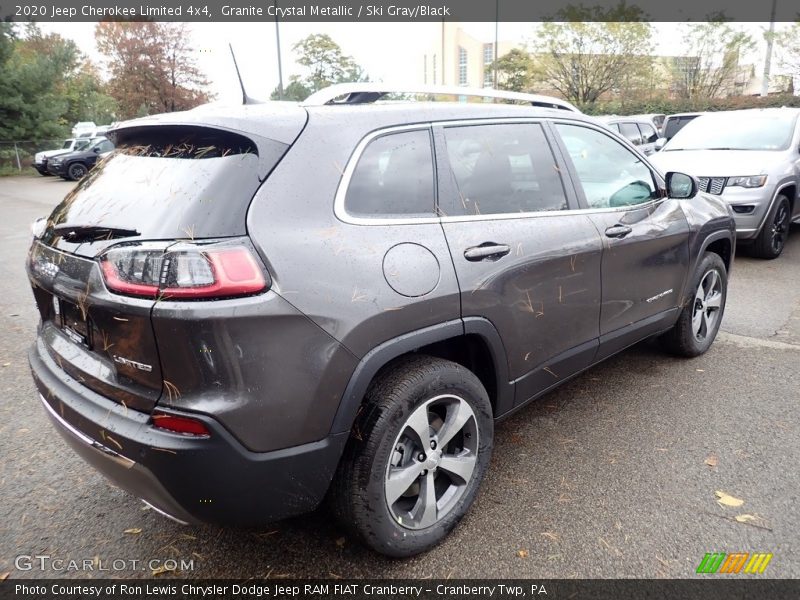 Granite Crystal Metallic / Ski Gray/Black 2020 Jeep Cherokee Limited 4x4