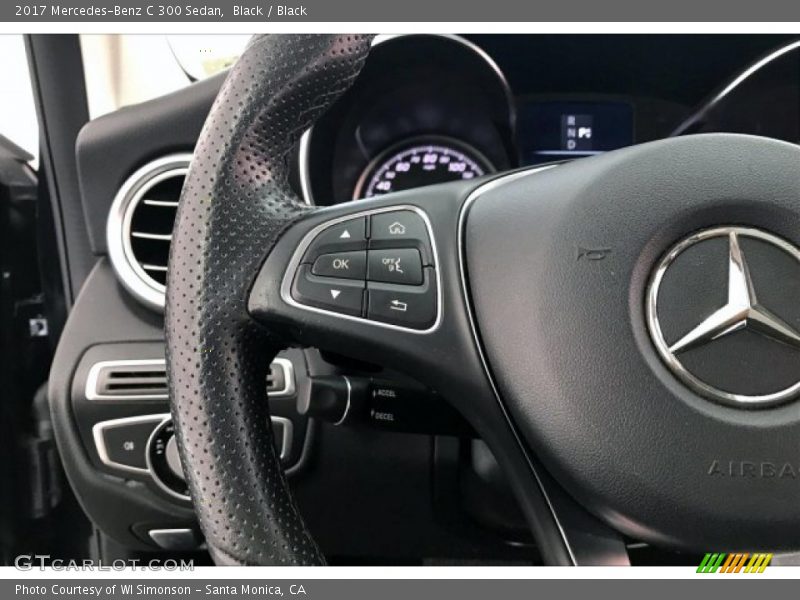 Black / Black 2017 Mercedes-Benz C 300 Sedan