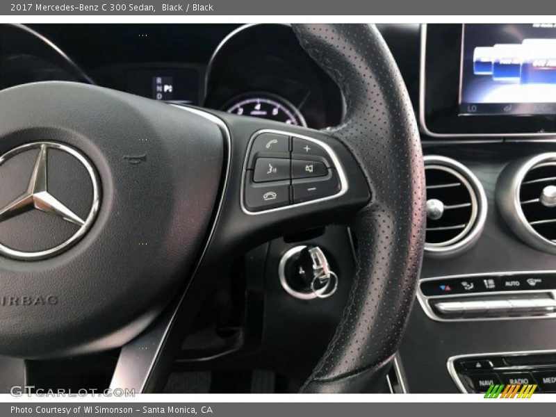 Black / Black 2017 Mercedes-Benz C 300 Sedan