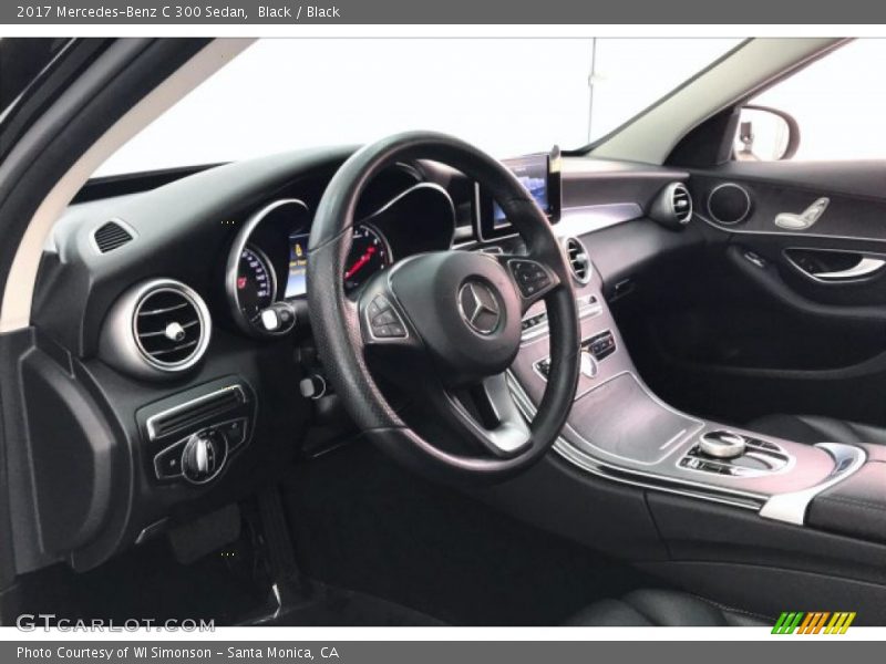 Black / Black 2017 Mercedes-Benz C 300 Sedan