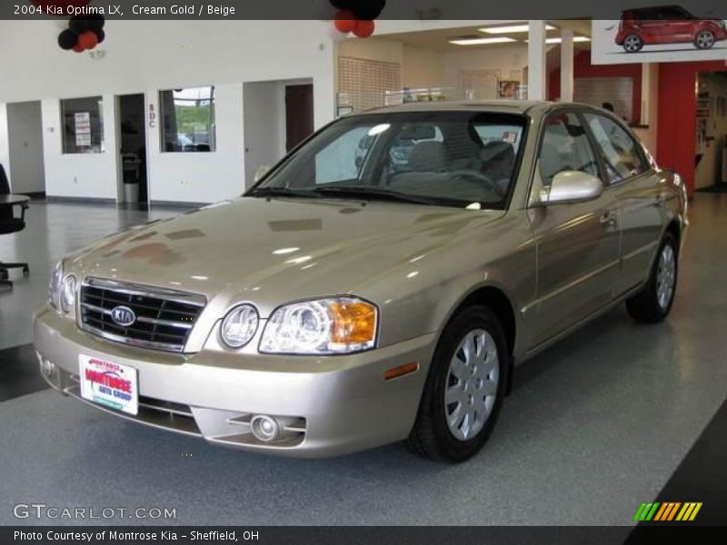 Cream Gold / Beige 2004 Kia Optima LX