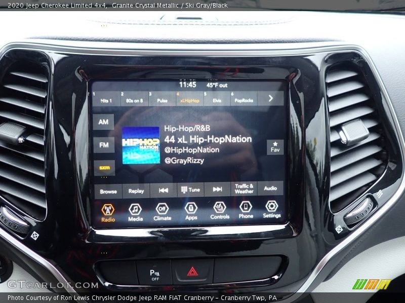 Granite Crystal Metallic / Ski Gray/Black 2020 Jeep Cherokee Limited 4x4