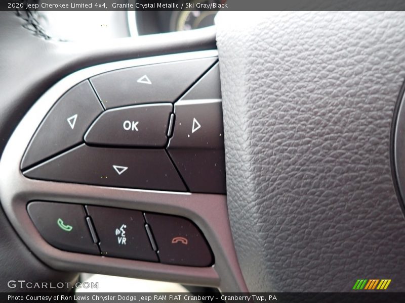 Granite Crystal Metallic / Ski Gray/Black 2020 Jeep Cherokee Limited 4x4