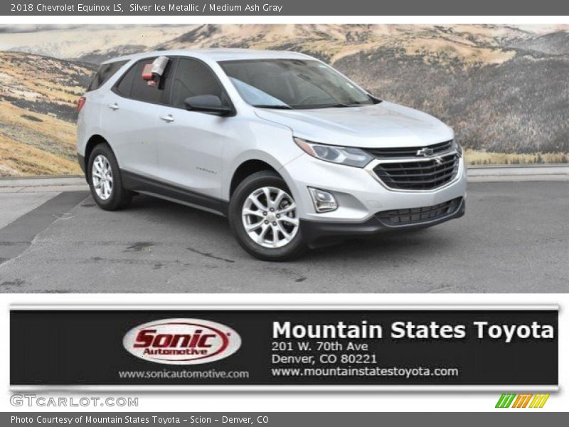 Silver Ice Metallic / Medium Ash Gray 2018 Chevrolet Equinox LS