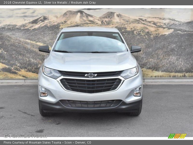Silver Ice Metallic / Medium Ash Gray 2018 Chevrolet Equinox LS