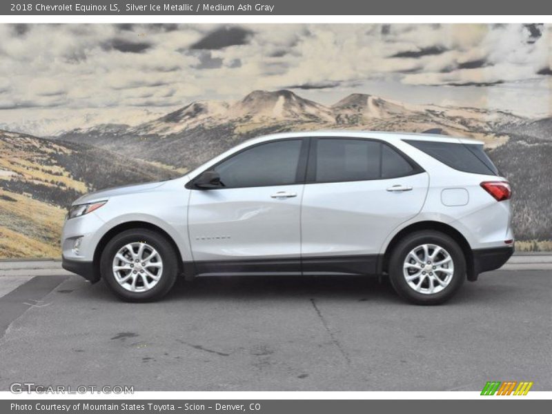 Silver Ice Metallic / Medium Ash Gray 2018 Chevrolet Equinox LS