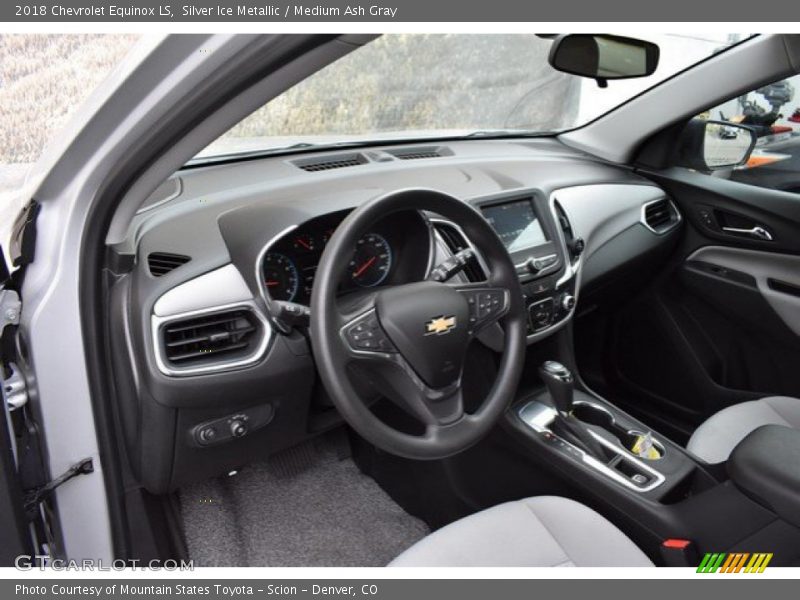 Silver Ice Metallic / Medium Ash Gray 2018 Chevrolet Equinox LS
