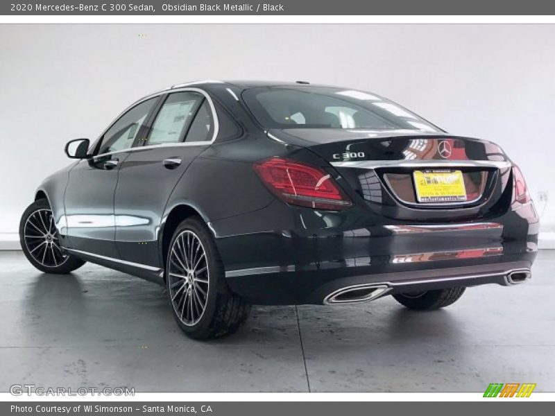 Obsidian Black Metallic / Black 2020 Mercedes-Benz C 300 Sedan