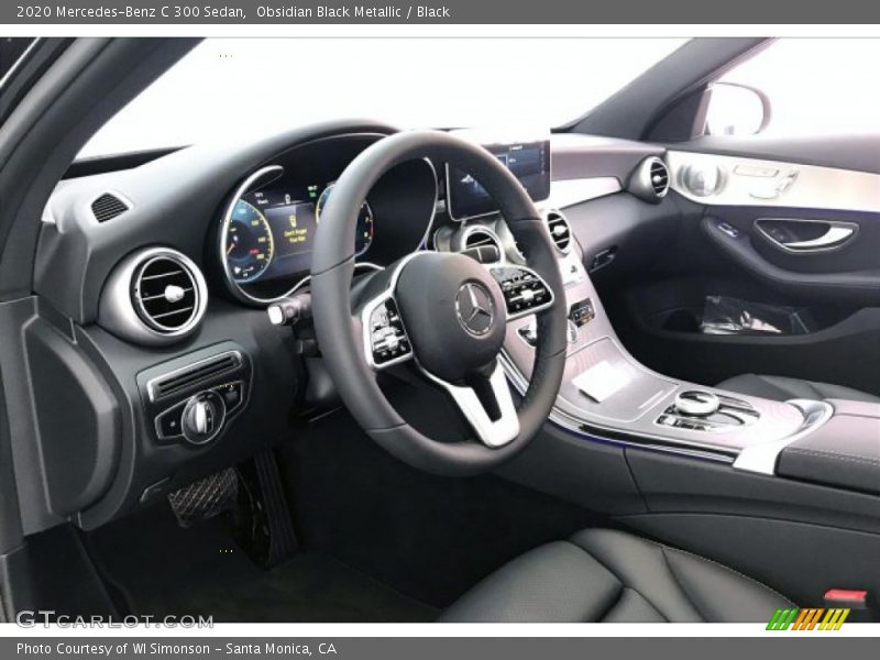 Obsidian Black Metallic / Black 2020 Mercedes-Benz C 300 Sedan