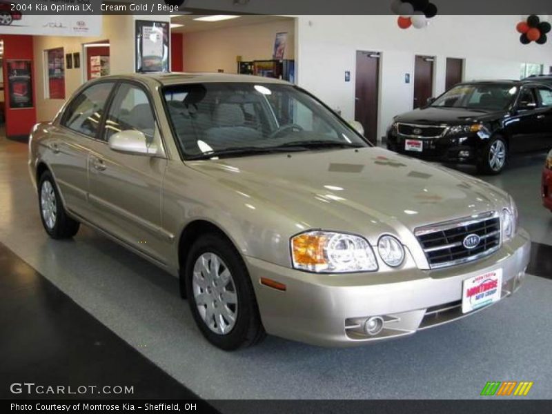 Cream Gold / Beige 2004 Kia Optima LX
