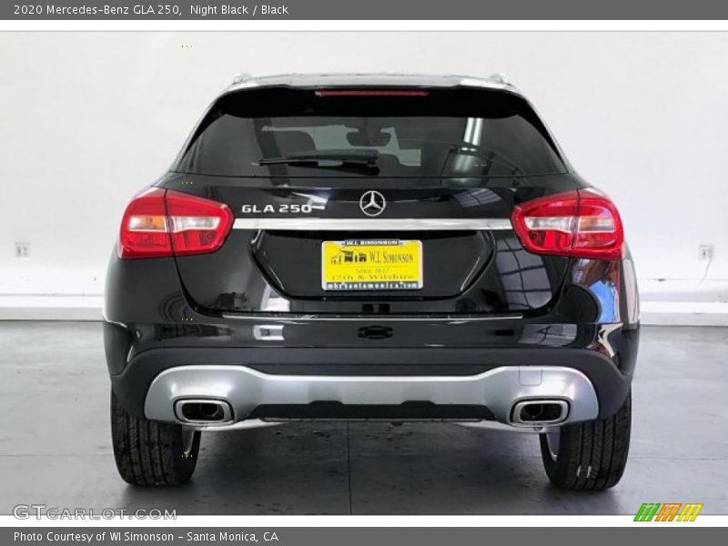 Night Black / Black 2020 Mercedes-Benz GLA 250