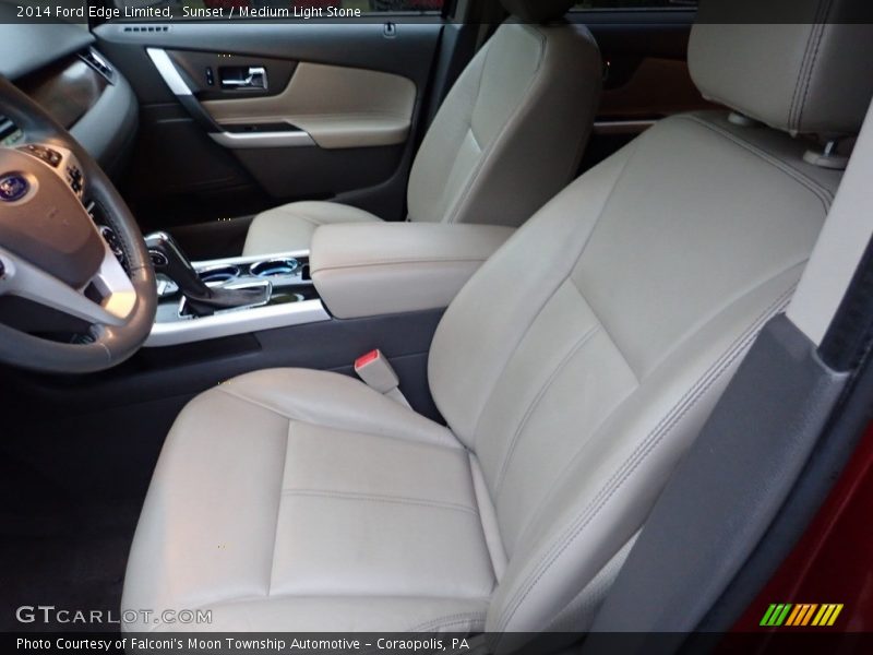 Sunset / Medium Light Stone 2014 Ford Edge Limited