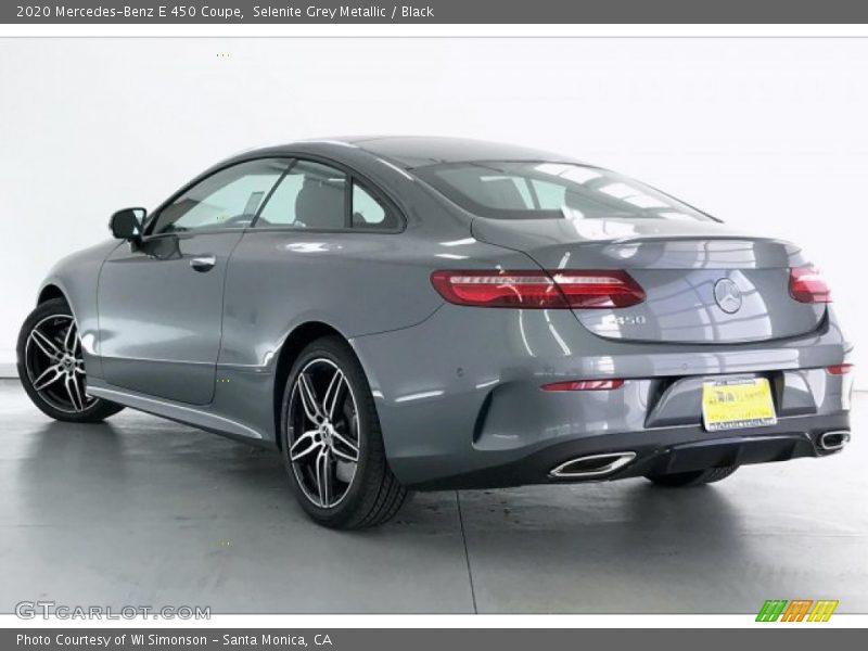 Selenite Grey Metallic / Black 2020 Mercedes-Benz E 450 Coupe