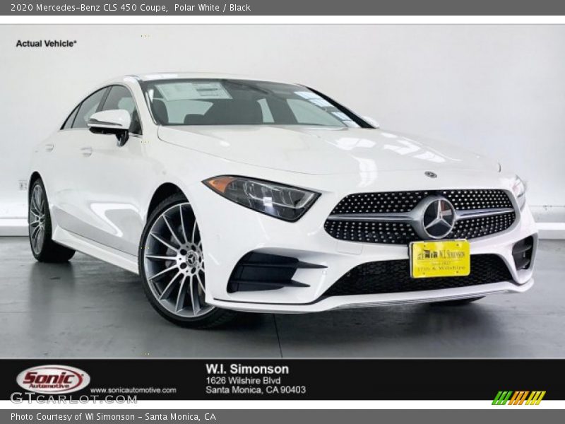 Polar White / Black 2020 Mercedes-Benz CLS 450 Coupe