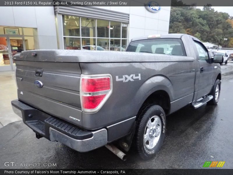 Sterling Gray Metallic / Steel Gray 2013 Ford F150 XL Regular Cab 4x4