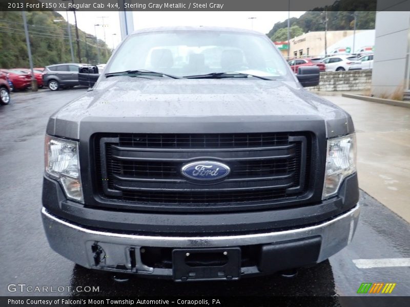 Sterling Gray Metallic / Steel Gray 2013 Ford F150 XL Regular Cab 4x4