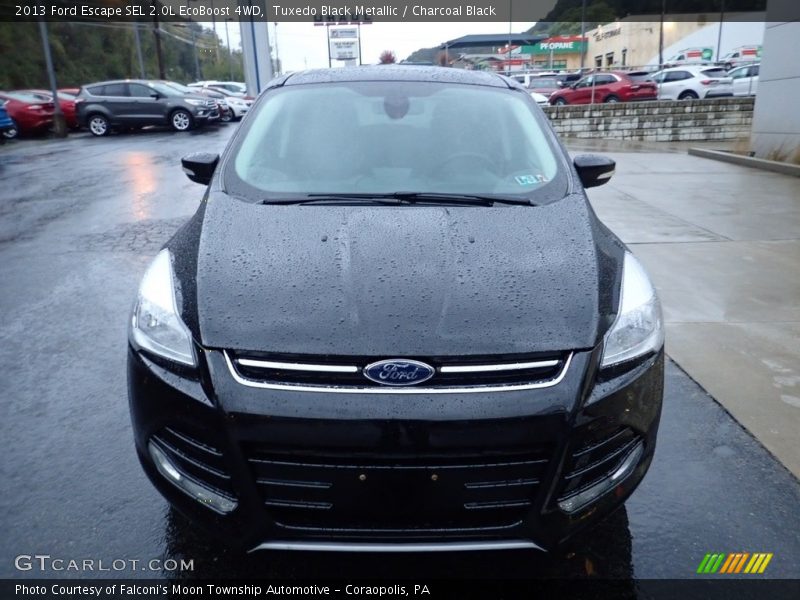 Tuxedo Black Metallic / Charcoal Black 2013 Ford Escape SEL 2.0L EcoBoost 4WD