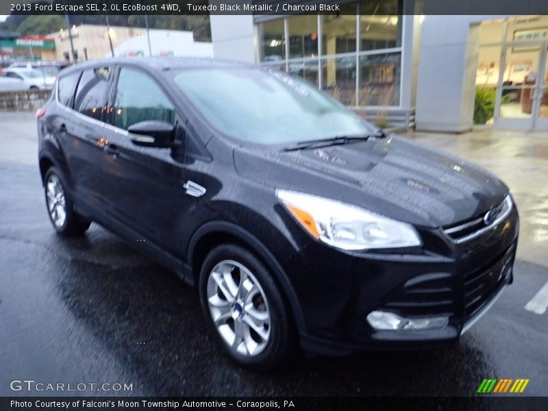 Tuxedo Black Metallic / Charcoal Black 2013 Ford Escape SEL 2.0L EcoBoost 4WD