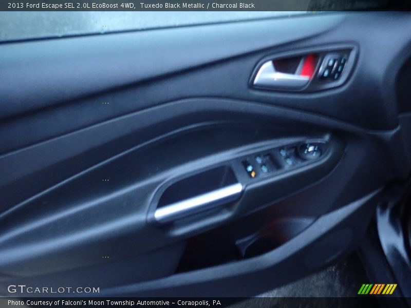 Tuxedo Black Metallic / Charcoal Black 2013 Ford Escape SEL 2.0L EcoBoost 4WD
