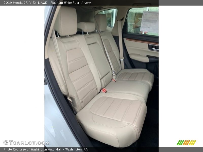 Platinum White Pearl / Ivory 2019 Honda CR-V EX-L AWD