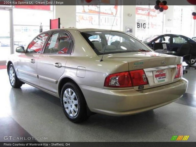Cream Gold / Beige 2004 Kia Optima LX