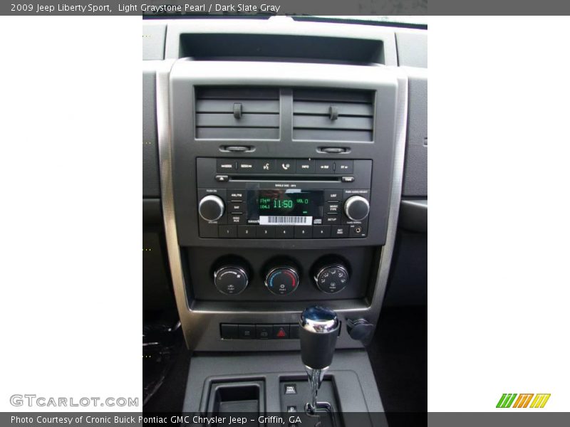 Light Graystone Pearl / Dark Slate Gray 2009 Jeep Liberty Sport