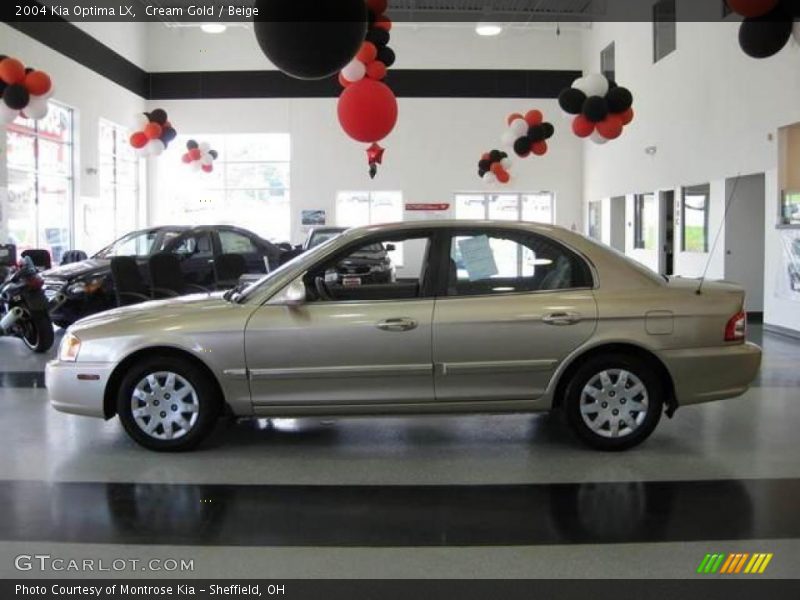 Cream Gold / Beige 2004 Kia Optima LX