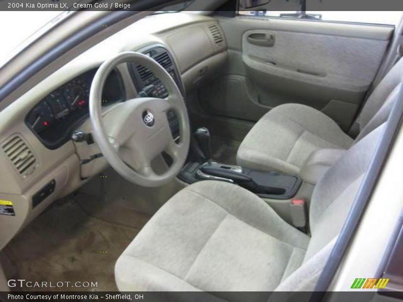 Cream Gold / Beige 2004 Kia Optima LX